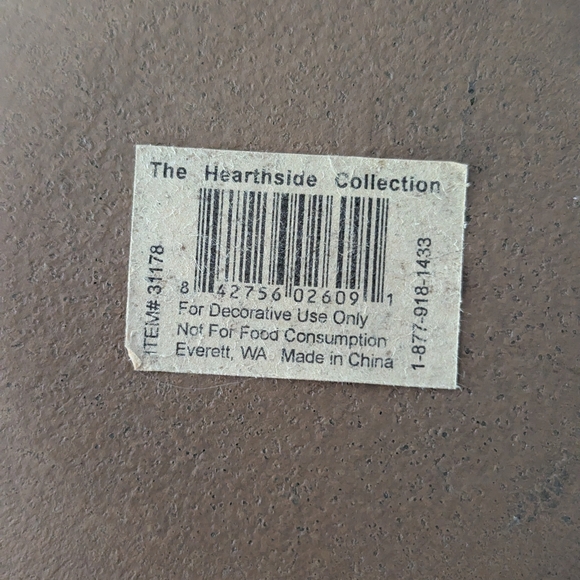 Hand Painted Vintage Primitive Decorative Plates with Small Easel - Picture 6 of 6